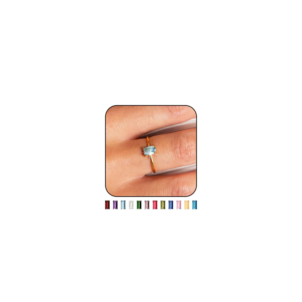 Long tiantian Birthstone Rings for Women