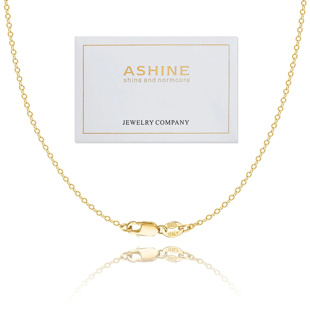 ASHINE 24" Thin Gold Chain