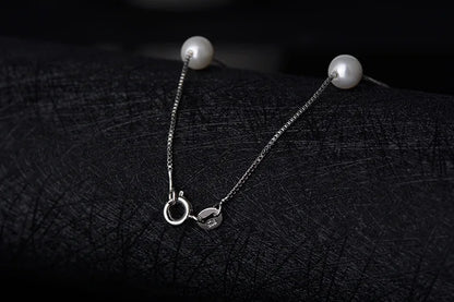 Fine Elegance Pearl Necklace-925
