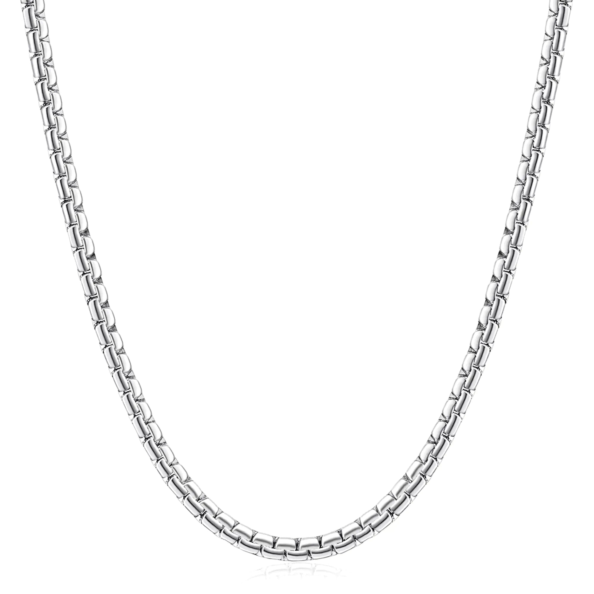 3mm Stainless Steel Necklace for Men & Women