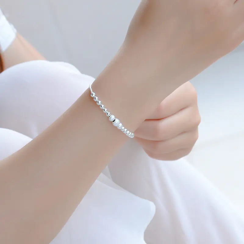 Metal Alloy Light Ball Anklet Bracelet for Women