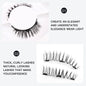 3D Natural Magnetic Eyelashes False Mink Invisible Long Magnetic Lashes Natural