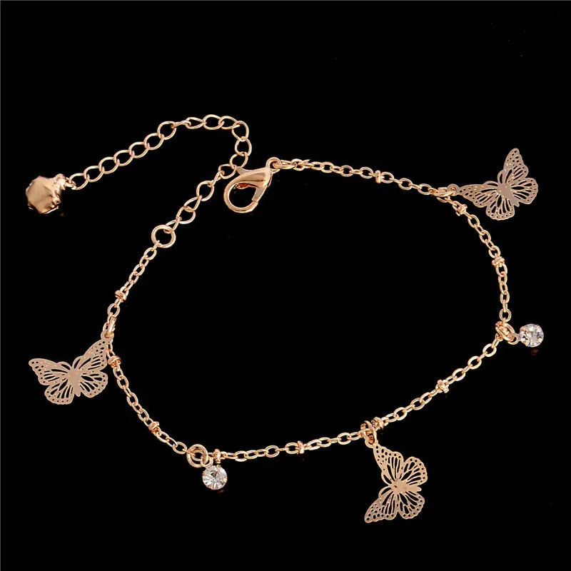 Summer Fashion Butterfly Anklet for Women