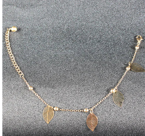 Summer Rose Dragonfly Butterfly Shell Gem Anklet (Women)