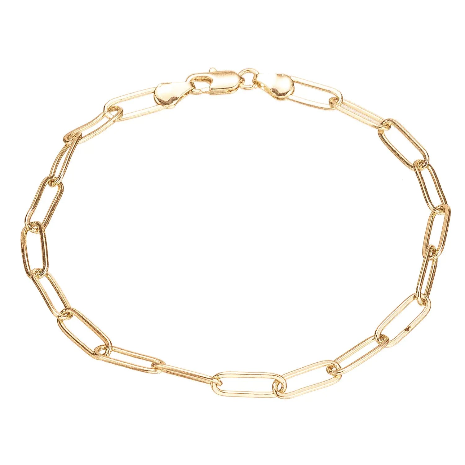 kelistom Gold Anklet Bracelets for Women Men 14K White Gold Plated Cuban Link Herringbone Paperclip Figaro Chain Ankle Bracelets for Women