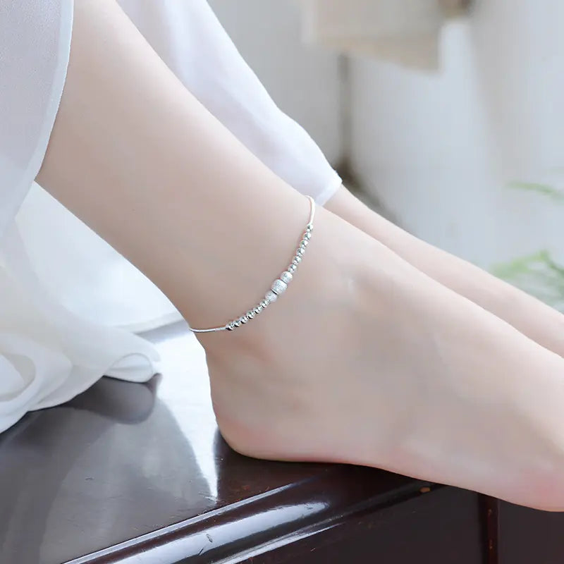 Metal Alloy Light Ball Anklet Bracelet for Women