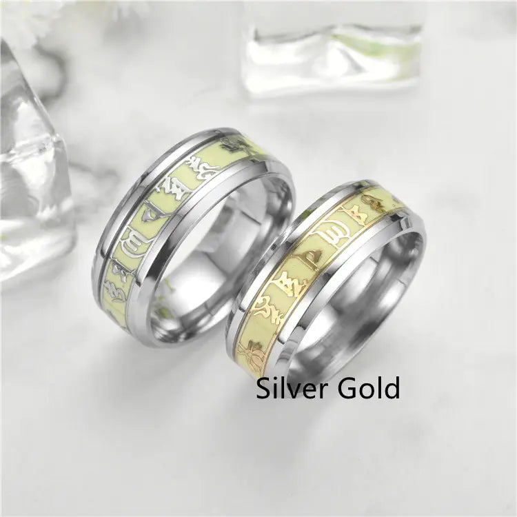 Luminous Fluorescent Rings for Men and Women